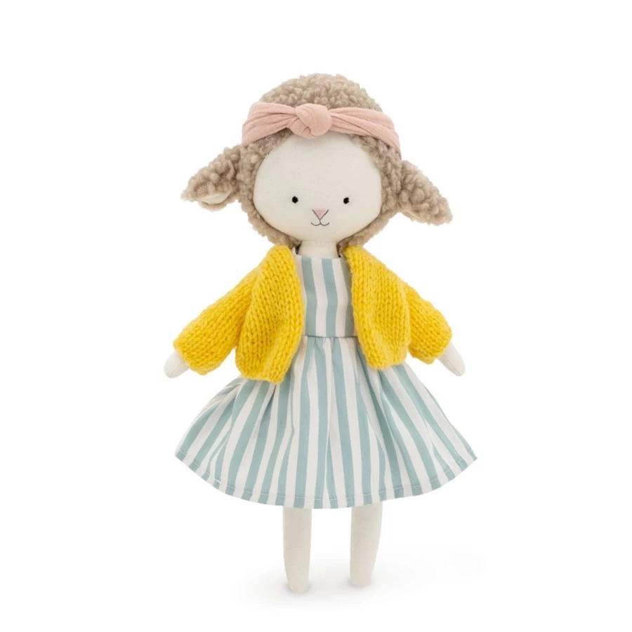 LOUIS LOUISE Baby Zoe La Brebis Sheep Soft Toy for Infants and Toddlers